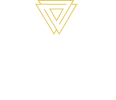 a drawing of a yellow triangle with a gold outline