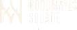 A black and white image with the words "Goodmayes Square" and a stylized "K" logo.