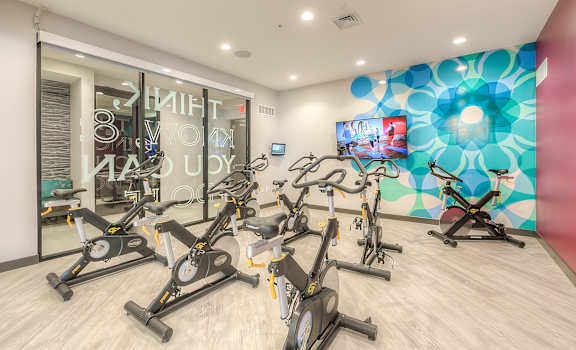 Peloton Bikes at The Royale at CityPlace, Overland Park, KS