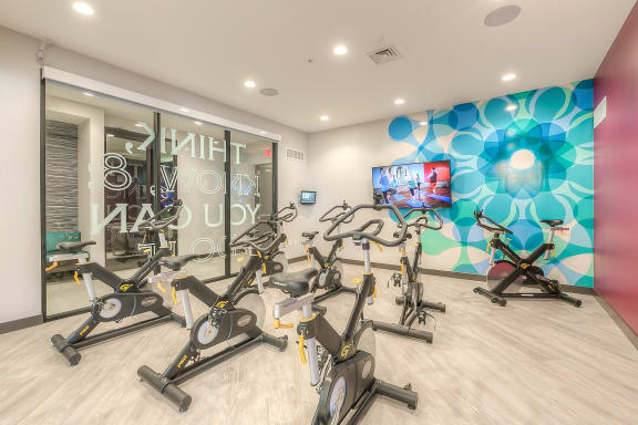 Cycle Studio Room at The Royale at CityPlace, Overland Park, Kansas
