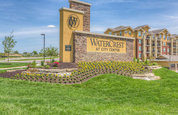 an image of the water crest at city center sign at WaterCrest at City Center, Kansas, 66219