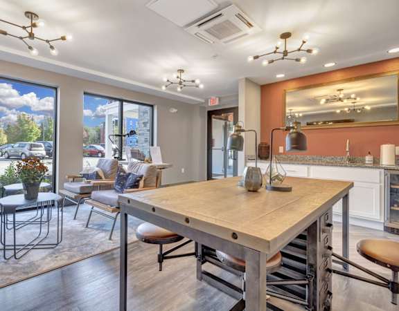 Resident Loungeat Latitude at South Portland Apartment, Maine, 04106