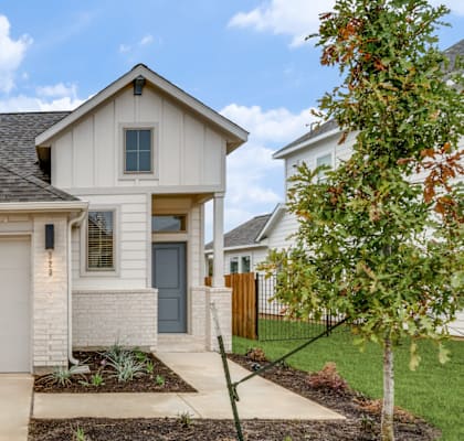Caso Leander Rental Homes in Leander, Texas Exterior View of Home with Garage