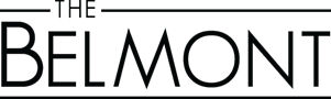 The Belmont logo is displayed in white on a black background.