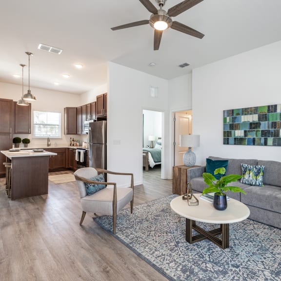 a large fitness room with treadmills and other exercise equipment at Artesia at Lakewood Ranch Apartments, Bradenton, FL, 34211