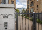 Thumbnail 4 of 6 - the gate to the lansdowne gate gate     is closed
