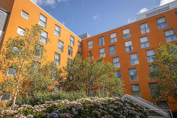 the building in which the apartment is located