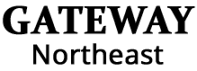 The image displays the words "Gateway Northeast" in bold, black letters on a white background.