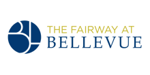 a logo for bellevue rmea in the darkness