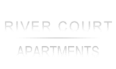 the logo of the river court apartments
