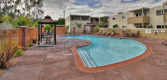 glimmering pool at Magnolia Place, Sunnyvale, CA, 94087