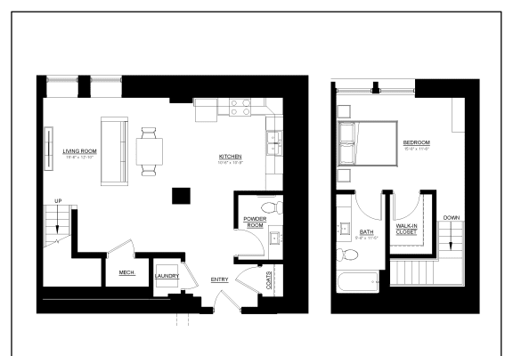 Floor Plan  a room filled with rows and columns of lines and