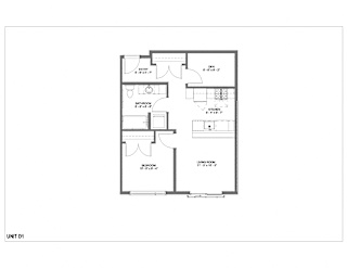Floor Plan 1-Bedroom Den