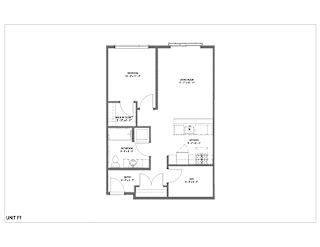 Floor Plan 1-Bedroom Den