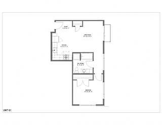 Floor Plan 1-Bedroom