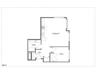 Floor Plan 1-Bedroom