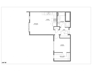 Floor Plan 1-Bedroom