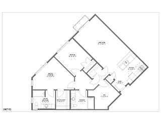 Floor Plan 2- Bedroom Den