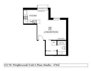 The Wrightwood Studio Floor Plan