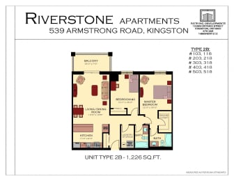  Floor Plan 2B