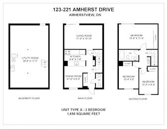  Floor Plan 123-221 Townhome A