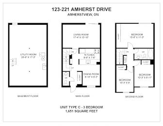  Floor Plan 123-221 Townhome B