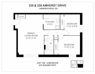  Floor Plan 225-229 Apartment 2A
