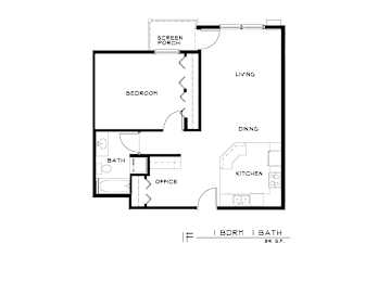 1 bd 1 ba 1F