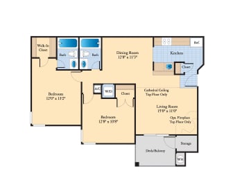 B5 Floor Plan at The Fields of Manassas, Virginia, 20109