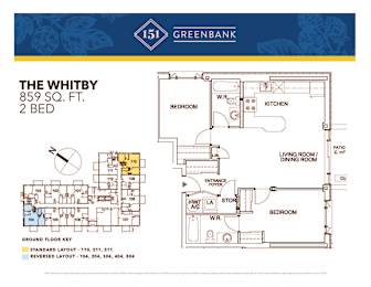 151 Greenbank Whitby 2 Bedroom Image