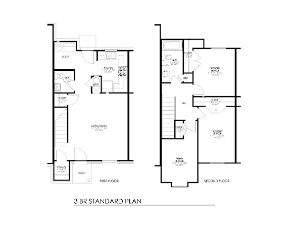 Floor Plan  Three Bedroom