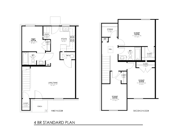 Floor Plan  Four Bedroom