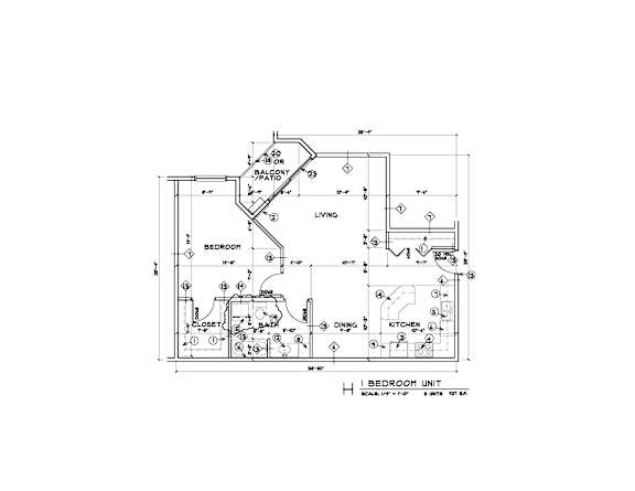 1 bd 1 ba Unit H
