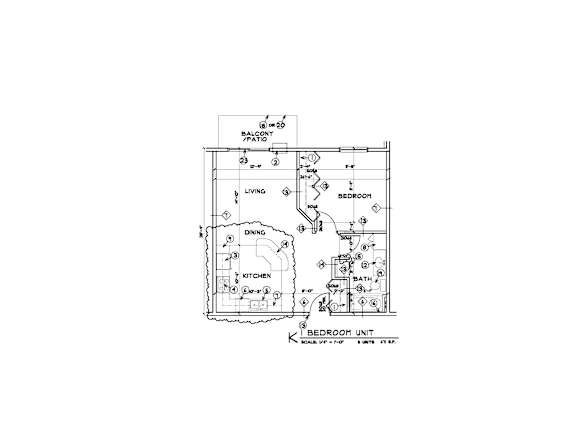 1 bd 1 ba Unit K