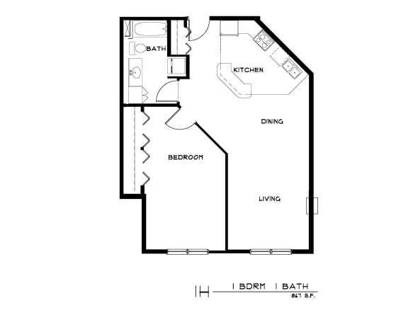 1 BD 1 BA 1H