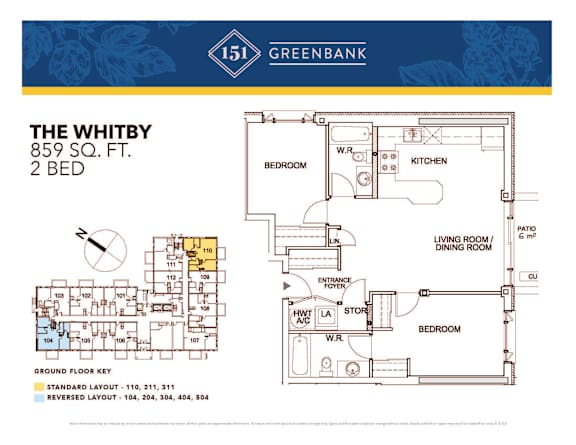 151 Greenbank Whitby 2 Bedroom Image