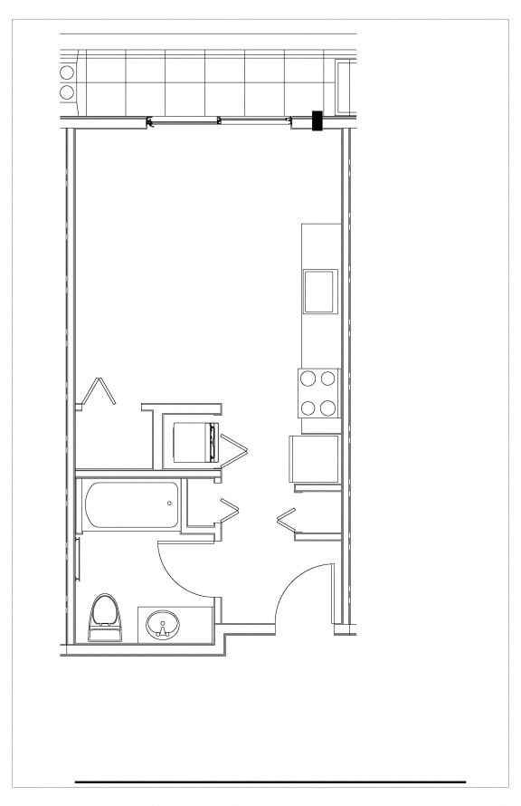 Studio, 1 Bath-A-2