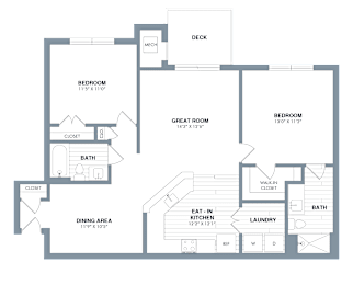  Floor Plan Bradford - 2 Bedroom