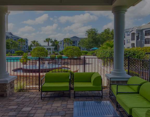 Courtney Station - Pool area where complimentary Wi-Fi is available