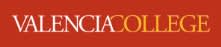 The image is a logo of Valencia College.