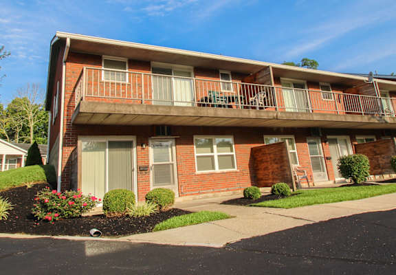 This is a picture of building exteriors at College Woods in Cincinnati, OH