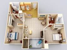 Emerald 2Bed2Bath Floor Plan at 55+ FountainGlen Grand Isle, Murrieta, California
