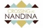 a logo for crossing at nandina with a geometric pattern