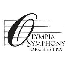 a black and white image of the lymphedema symphony orchestra logo at Harbor Heights 55+ Community, Olympia, 98501