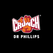 A logo for a company called Crunch Dr Phillips.