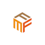 A logo with the letters "MP" in orange and brown.