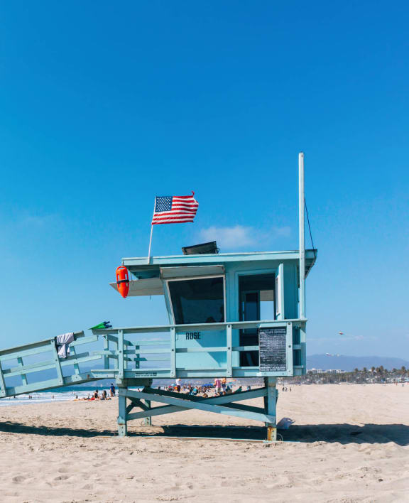 view of the beach at Casa De Oro Apartments, Torrance, California