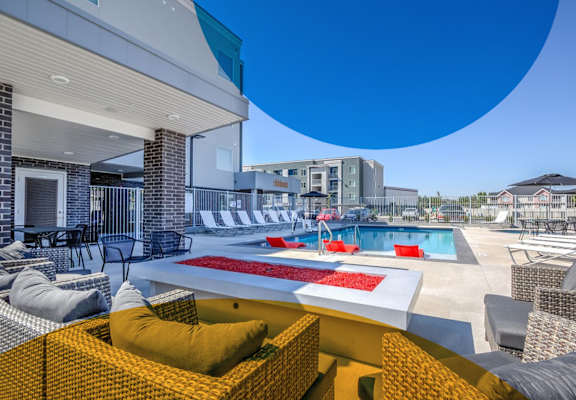 The Boulevard Apartments Pool Area