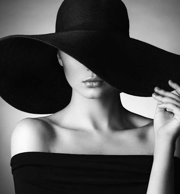 Woman Wearing A Black Hat at Torrey Gardens Apartments, San Diego, 92130