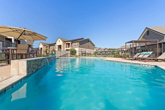 Large Pool at Residences at the Landing, Texas, 78028